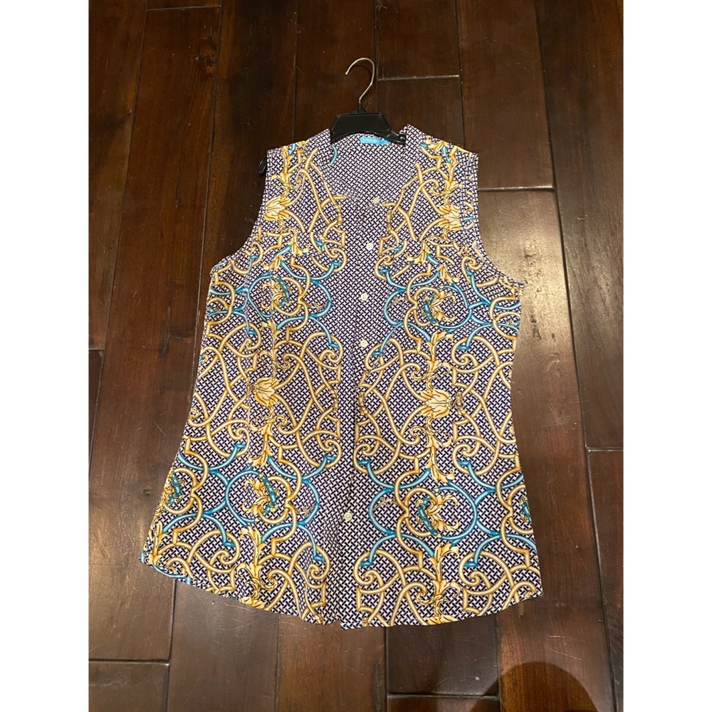 JMc 100% silk sleeveless top
